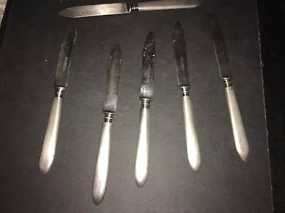 1835 R Wallace 5 Small Fruit Knives 6” • $14.99
