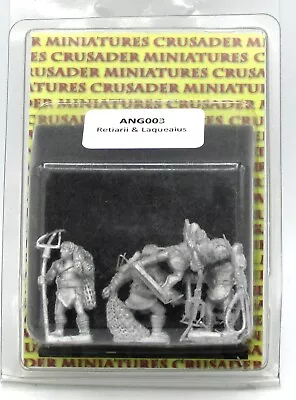 Crusader ANG003 Retiarii & Laqueaius (Gladiators) Ancient Rome Arena Fighters • $8.99