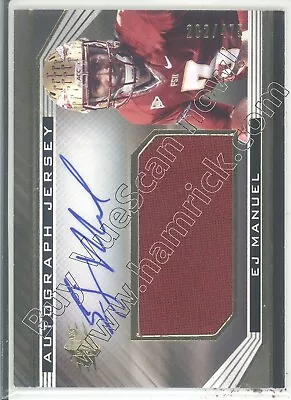 Ej Manuel Rc Rookie Draft Auto Jersey Patch Fsu Seminoles Noles College #/475 • $11.61