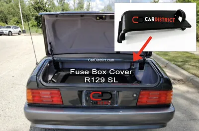 Trunk Fuse Box Cover Black Mercedes-Benz R129 300SL 500SL 320SL 600SL 1990-1995 • $49.95