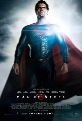 MAN OF STEEL  Movie Poster [Licensed-NEW-USA] 27x40  Theater Size Henry Cavill • $24.99