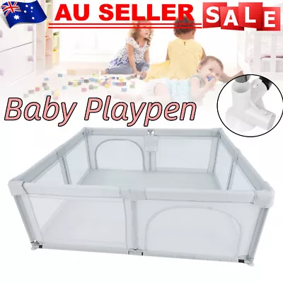 Baby Playpen Safety Gate Kids Interactive Activity Center Fence Game Play Yard • $93.98