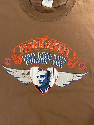 MORRISSEY 2004 Tour T Shirt Size Large  FREE SHIP!  NEW! Never Worn!  The Smiths • $39.99