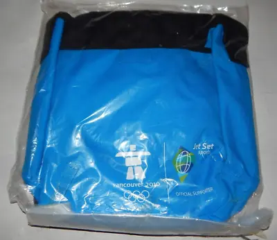 2010 Winter Olympics CANADA Vancouver : BLUE SHOULDER  BAG NEW  Jet Set • $15