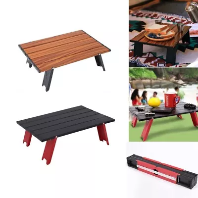 Ultralight Table Outdoor Mini Folding Portable Hiking Table Desk Picnic Table • £7.59