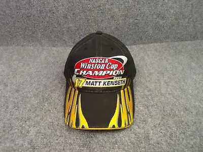Matt Kenseth Hat Cap Mens Strap Back Black 17 Nascar Winston Cup 2003 Champion • $18.99