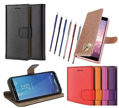 Case For Samsung A10 Leather Wallet Flip Gel Bumper Slim Phone Cover Galaxy A10 • £4.72