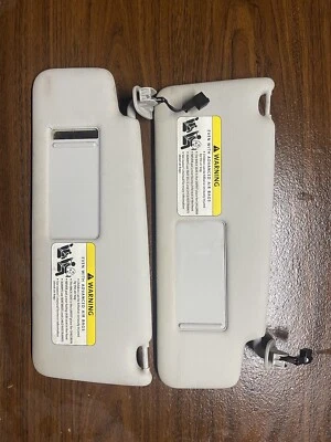 $40 • Buy PAIR OEM Volkswagen VW Beetle CONVERTIBLE 03-10 Left Right Sun Visor Shade Gray