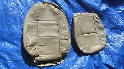 99-01 Saab 9-5 Aero Arc OEM Tan Driver Left Side Leather Seat Covers 2 Pieces • $185