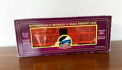 MTH O Gauge  Denver & Rio Grande Steel Sided Stock Car #39431 With Box • $39.95