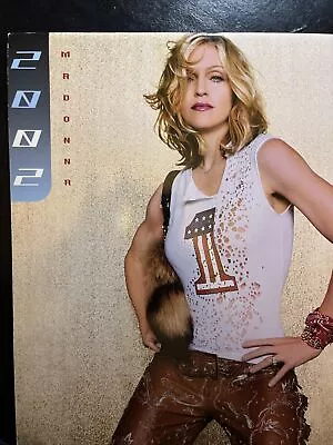 MADONNA 2002 USA Calendar MINT ! Official Boy Toy Inc  RARE! • $14.95