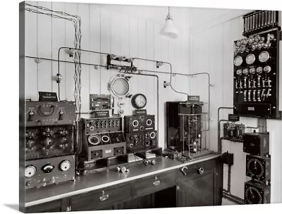 £271.83 • Buy Marconi Radio Apparatus Canvas Wall Art Print, History Home Decor