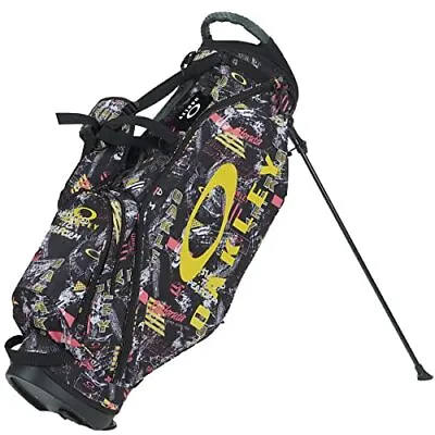 OAKLEY Golf Stand Bag STAND 17.0 BLACK JOURNAL 9.5 Type 47inch 2.5kg • $271.14