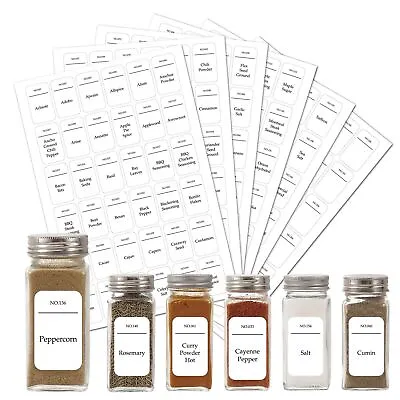 £5.46 • Buy 216Pcs Spice Jar Labels Waterproof Minimalist Lightweight Useful For Restaurant