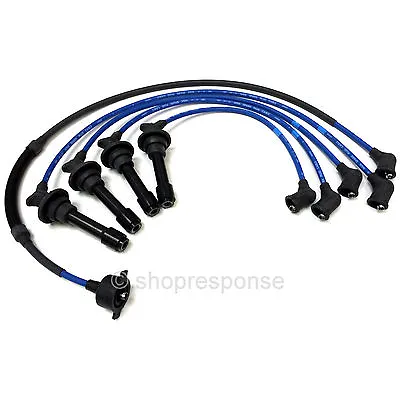 NGK Spark Plug Wires Cables Fits 86-89 Acura Integra D16A1 D16A9 DOHC ZC RC-HE48 • $69.99