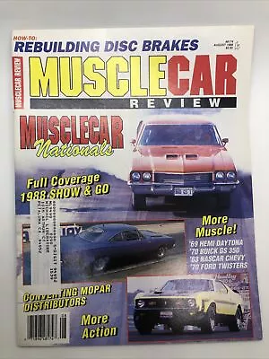 MUSCLE CAR REVIEW Magazine-AUGUST1988 • $16.51