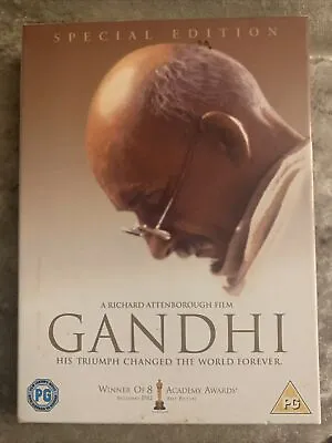 Gandhi Special Edition Genuine R2 Dvd Ben Kinsley 2-disc With 4 Postcards Vgc • £2.99