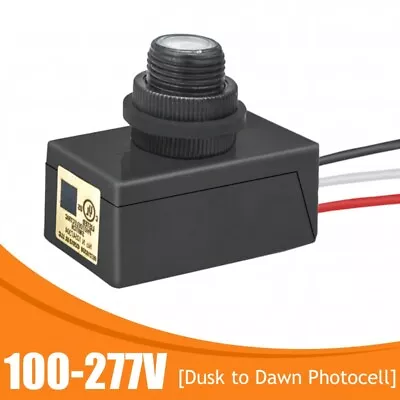 Dusk To Dwan/Day Night Sensor Photoelectric Switch Photo Cell Sensor 110-277V • $62.15