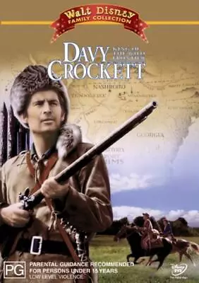 Davy Crockett - King Of The Wild Frontier  Very Good Condition Dvd Region 4 T267 • £11.02