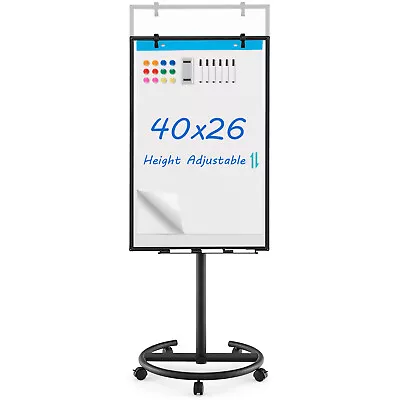 40  X 26  Magnetic Whiteboard Height-Adjustable Mobile Dry Erase Board W/ Stand • $109.99