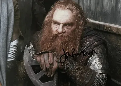John Rhys-Davies Lord Of The Rings Signed Film Photo • £20