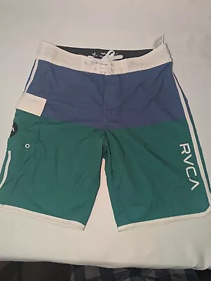 RVCA Swim Trunks Block Board Shorts Men’s Size 32 *Read • $16.99