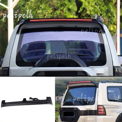 For Mitsubishi Pajero Montero 2006-19 With LED Lamp Rear Trunk Spoiler Wing Flap • $893.20