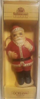 $15.98 • Buy Vaillancourt Chalkware Gorham Santa Ornament 1987 VFAC-51 