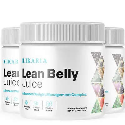 3-Ikaria Lean Belly Juice PowderWeight LossAppetite Control Supplement • $88.95