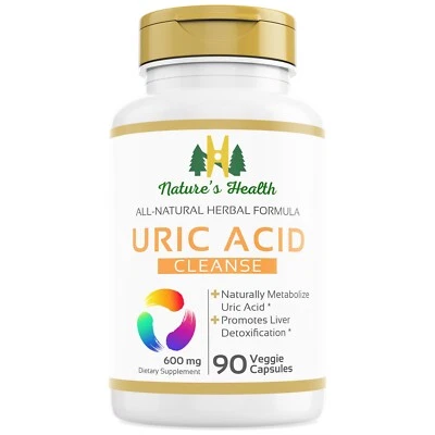 $17.95 • Buy Uric Acid Cleanse – Gout Formula – Joint Mobility – 90 Count – Nature’s Health