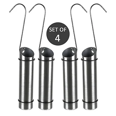 £11.85 • Buy 4Pc Stainless Steel Radiator Hanging Humidifiers Set Air Water Humidity Control