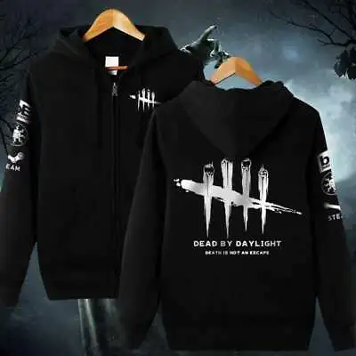 Dead By Daylight Hoodie Lightweight Thin Sweatshirt Full-Zip Jacket Casual Coat • $52.68