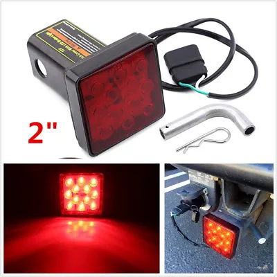 12V 12LED Smoked Lens Car Offroad Trailer 4-Pin Tail Light Brake Lamp Universal • $28.89