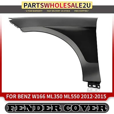 Front Driver Side Driver Fender For Mercedes-Benz ML350 ML550 W166 2012-2015 • $220.99