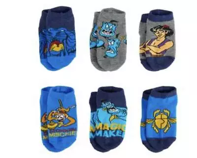 Disney Aladdin Toddler 6 Pack Socks New! • $7.49