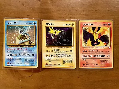 Pokemon Card Quick Starter Gift Articuno Zapdos Moltres Holo Japanese • $190