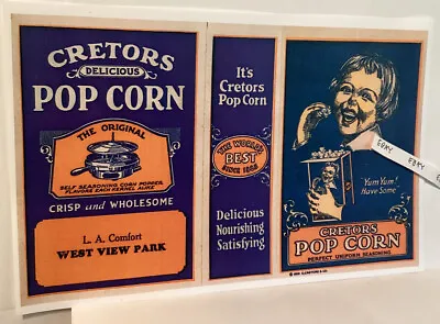 1929 West View Amusement Park Pittsburgh Pa. Cretors Popcorn Rare New Print Ad • $12.95
