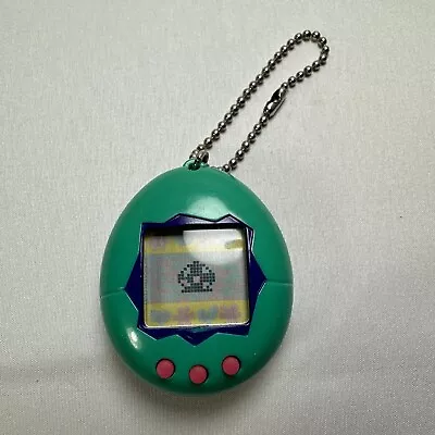 Vtg 1997 Bandai Tamagotchi Green Purple Virtual Pet Original Authentic Works • $24.95