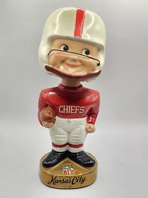 1960s Vintage Sports Specialties Kansas City Chiefs Nodder Bobblehead Gold Base • $79.99