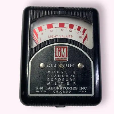Exposure Meter GM Laboratories Manual Photo Leather Case Lanyard For Parts • $13