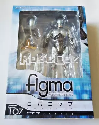 Max Factory FIGMA Series #107 ROBOCOP Fully Poseable ACTION FIGURE Brand New MIB • $64.95