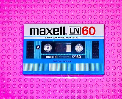 Maxell Ln   60    Vs Ii   Type I   Blank Cassette Tape (1) (sealed) • $17.99