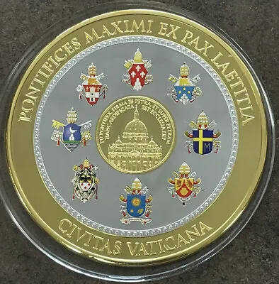 Large Civitas Vaticana Medal 2013 Pope Francis Franciscus • $37.99