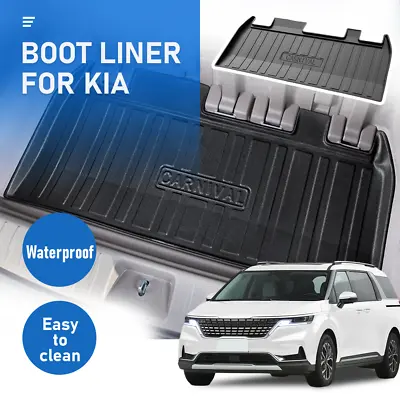 Cargo Trunk Mat Luggage Tray Boot Liner For Kia Carnival 2021-2023 Accessories • $50.40