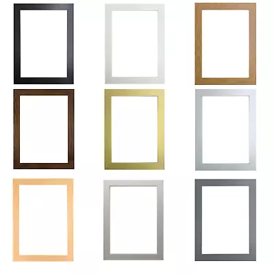 A1 A2 A3 A4 BLACK Photo Frames GREY WHITE Modern Picture Poster Frame Wood • $7.46