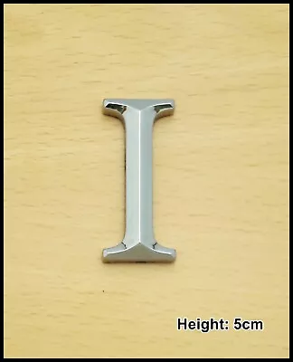 £3.04 • Buy Self Adhesive 3D Times Roman Chrome Letters Silver House Car Door Badge 5cm 2''
