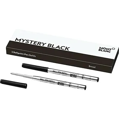 Montblanc Ballpoint Pen Refills (B) Mystery Black 116191 – Refill Cartridges ... • $20.78