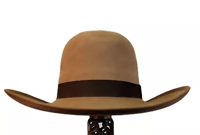 VTG Size 7 1/4 Beaver Brand 20X 100% One Hundred Percent Pure Beaver Cowboy Hat • $399.99