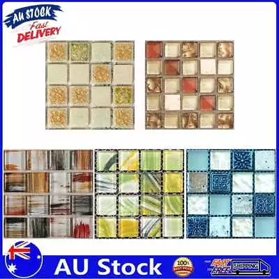 AU Thicken PVC Self Adhesive 3D Wall Stickers Mosaic Tile Decal Glass Window Hom • $8.62