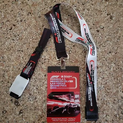 Formula 1 Heineken House Lanyard & Opening Ceremony F1 Wristband  • $75